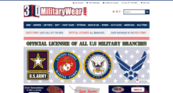 Desktop Screenshot of 3dmilitarywear.com